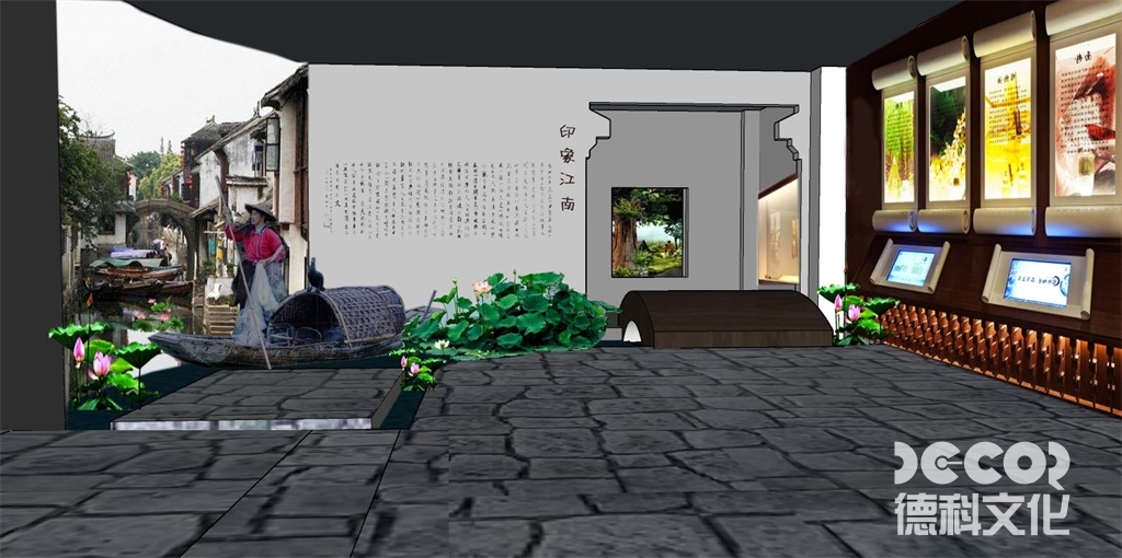 農耕展廳設計中是否會有模擬農耕場景的展示？