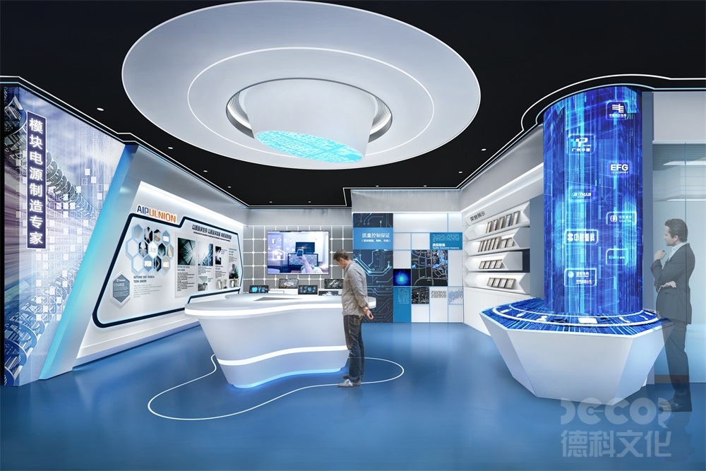 科技展館裝修中如何利用智能化的管理系統提高展館運營效率和觀眾滿意度？